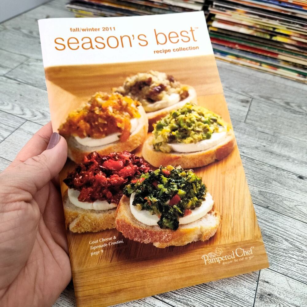 Pampered Chef Seasons‎ Best Cookbook 2011 Booklet Fall/Winter Edition Recipes